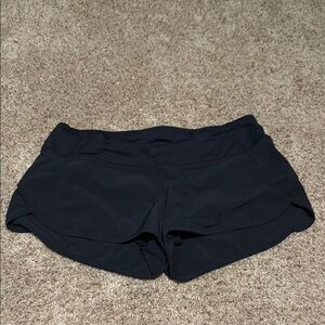 Lululemon Athletica Black Athletic Shorts Lightweight Design